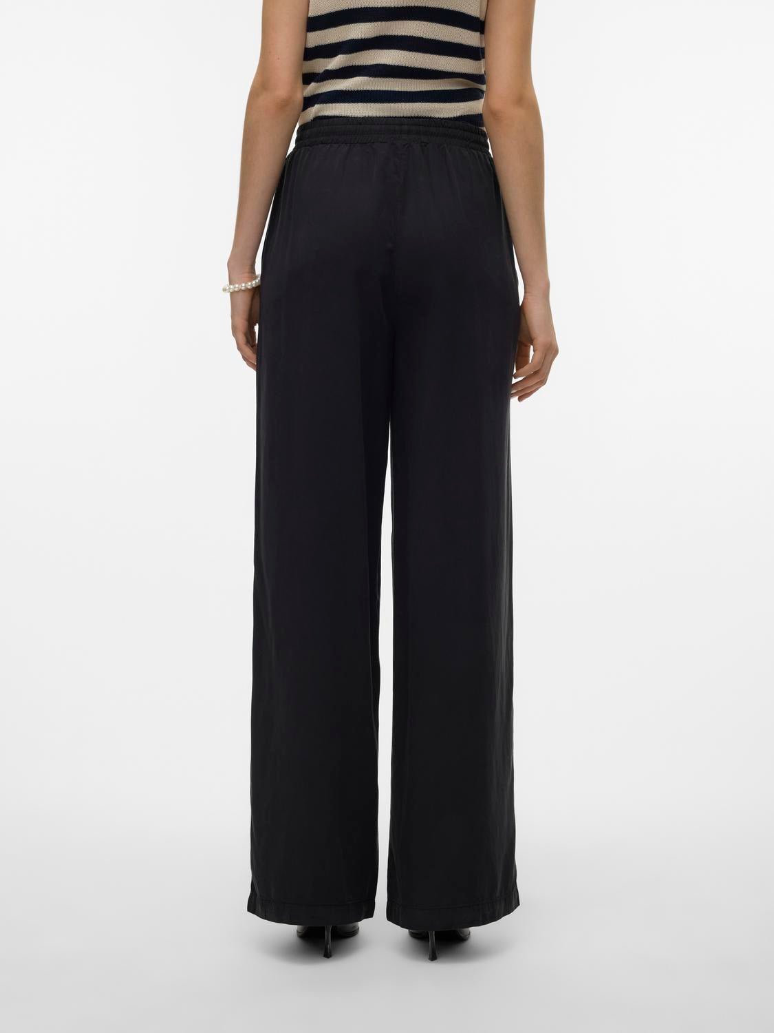 VMBREE Trousers - Black Denim - VERO MODA & VILA Bergvik